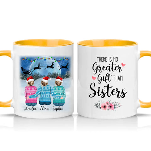 Personalised Mug – White + Colour Two‑Tone Gift UK