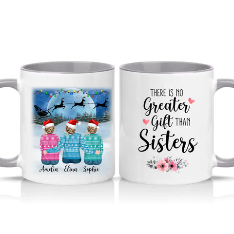 Personalised Mug – White + Colour Two‑Tone Gift UK
