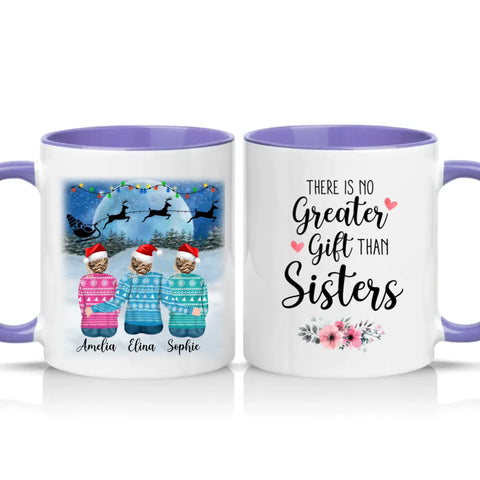 Personalised Mug – White + Colour Two‑Tone Gift UK