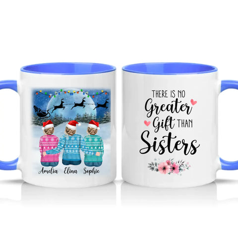 Personalised Mug – White + Colour Two‑Tone Gift UK