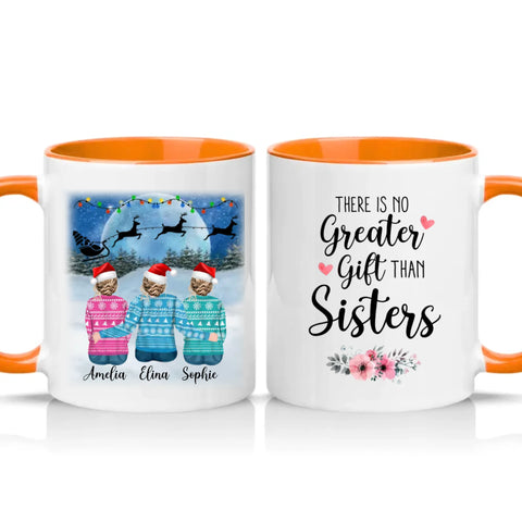 Personalised Mug – White + Colour Two‑Tone Gift UK