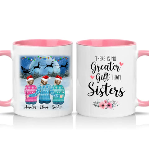 Personalised Mug – White + Colour Two‑Tone Gift UK