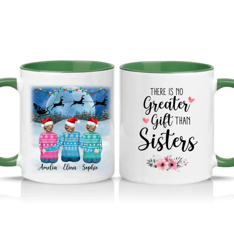 Personalised Mug – White + Colour Two‑Tone Gift UK