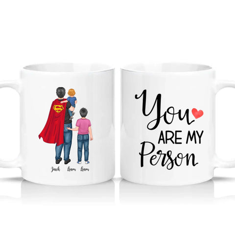 Christmas Family Mug – Dad, Son & Sister Gift UK