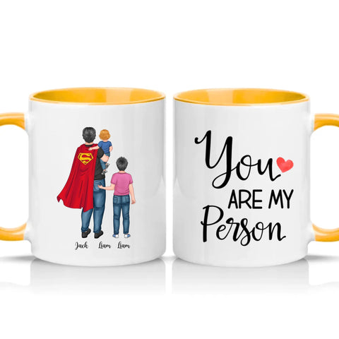 Christmas Family Mug – Dad, Son & Sister Gift UK