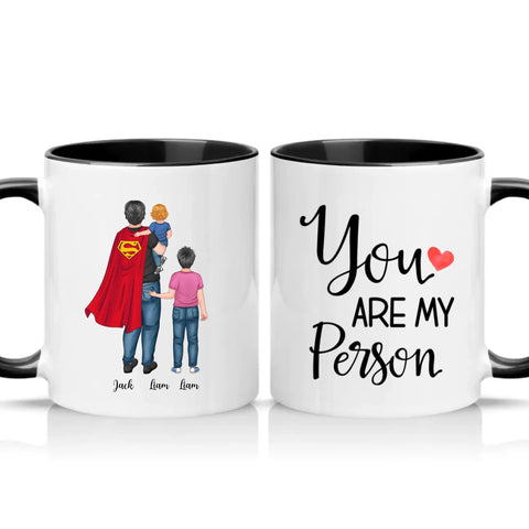 Christmas Family Mug – Dad, Son & Sister Gift UK