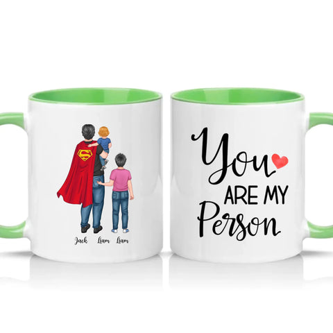 Christmas Family Mug – Dad, Son & Sister Gift UK