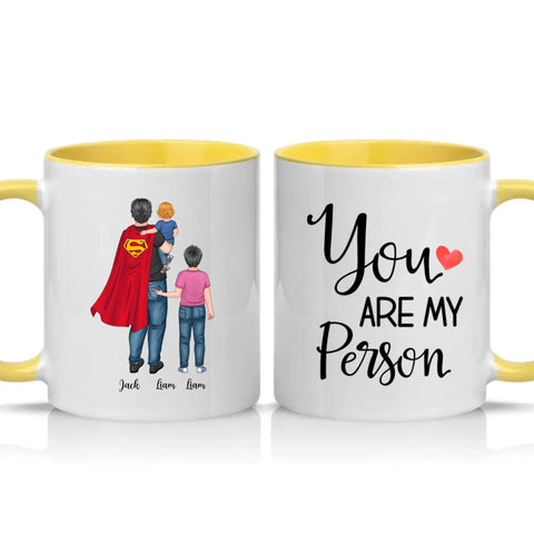 Christmas Family Mug – Dad, Son & Sister Gift UK