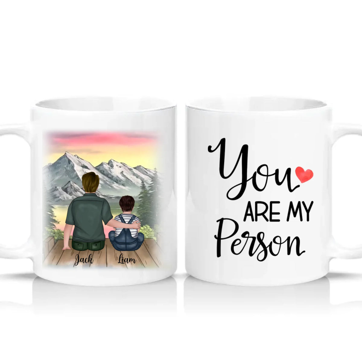 Dad & Son Mug – Personalised Family Gift UK