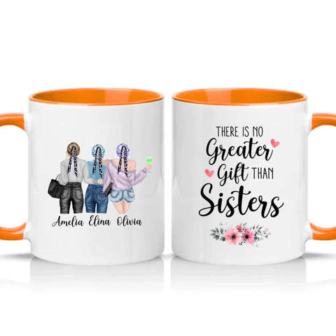 Personalised Mug – White + Colour Two‑Tone Gift UK