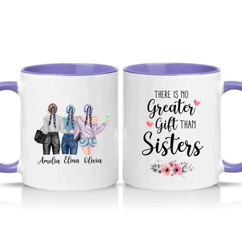 Personalised Mug – White + Colour Two‑Tone Gift UK