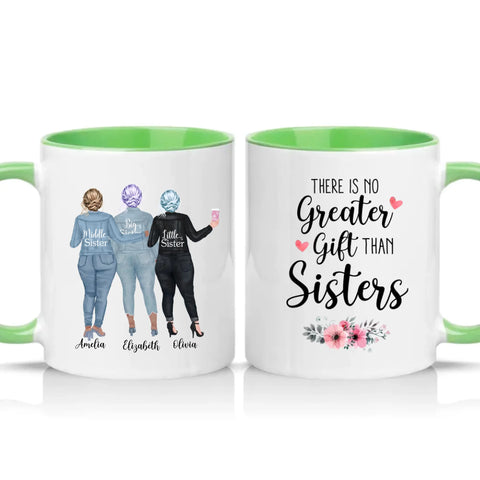 Three Sisters Gift Mug – Customisable Ceramic Mug