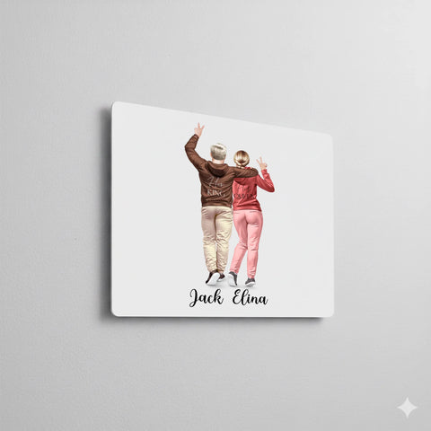 Dye sublimation aluminium panel with white coating finish