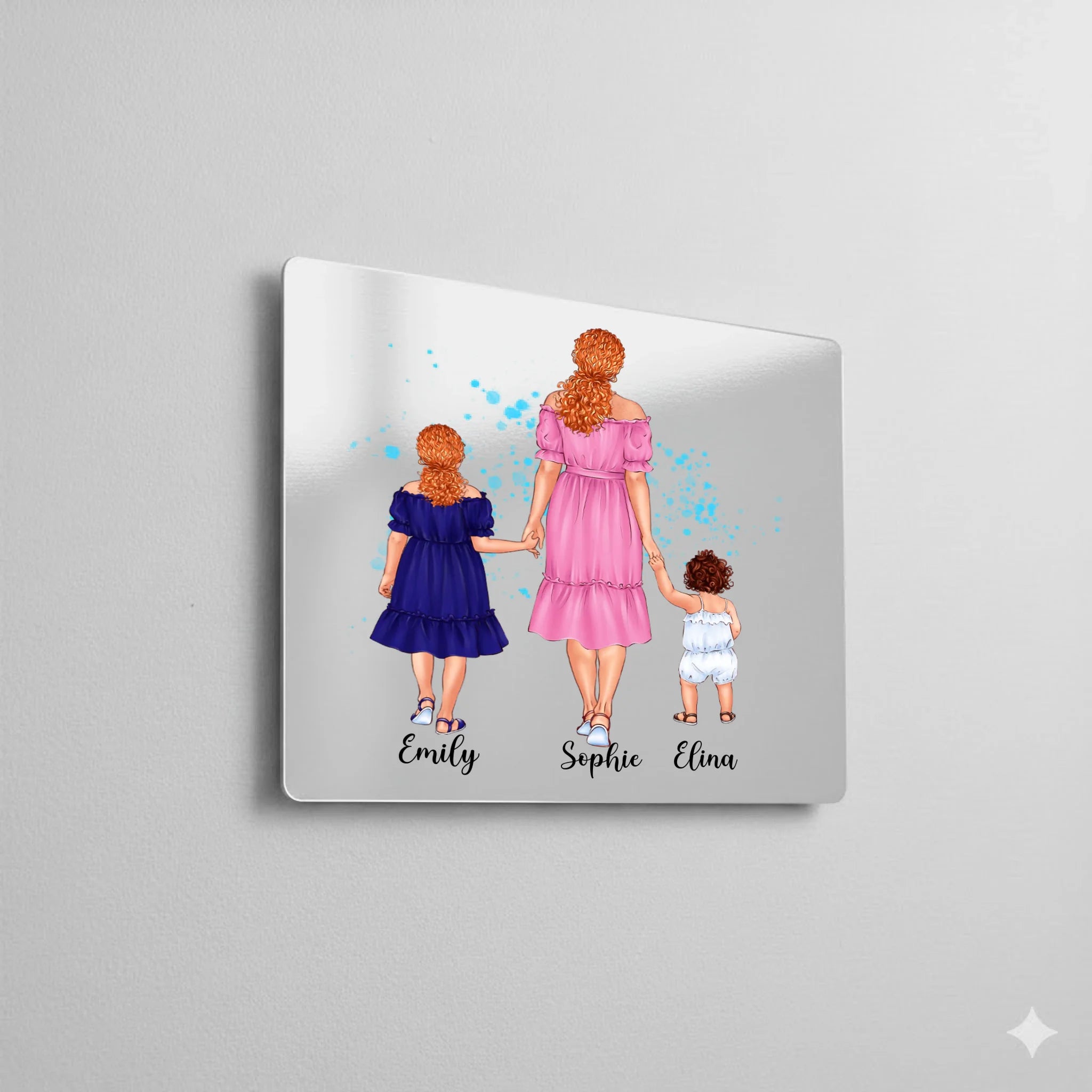 Gloss silver aluminium dye sublimation panel with reflective finish