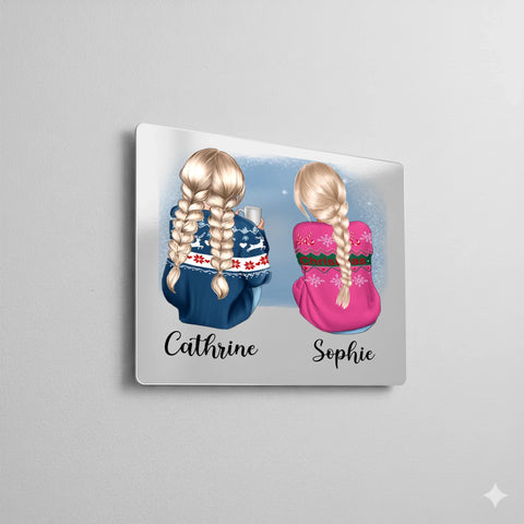 Gloss silver aluminium dye sublimation panel with reflective finish