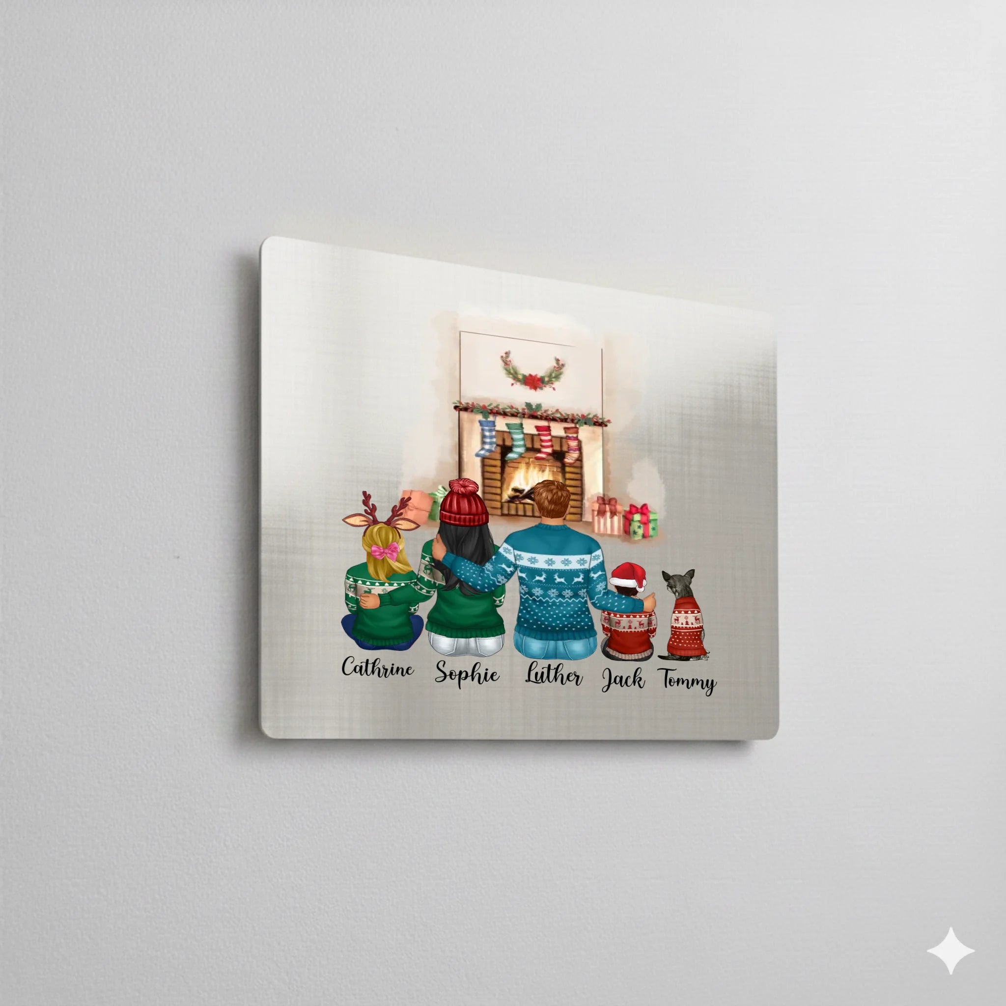 Brushed silver aluminium dye sublimation panel with satin metallic finish Brushed Silver