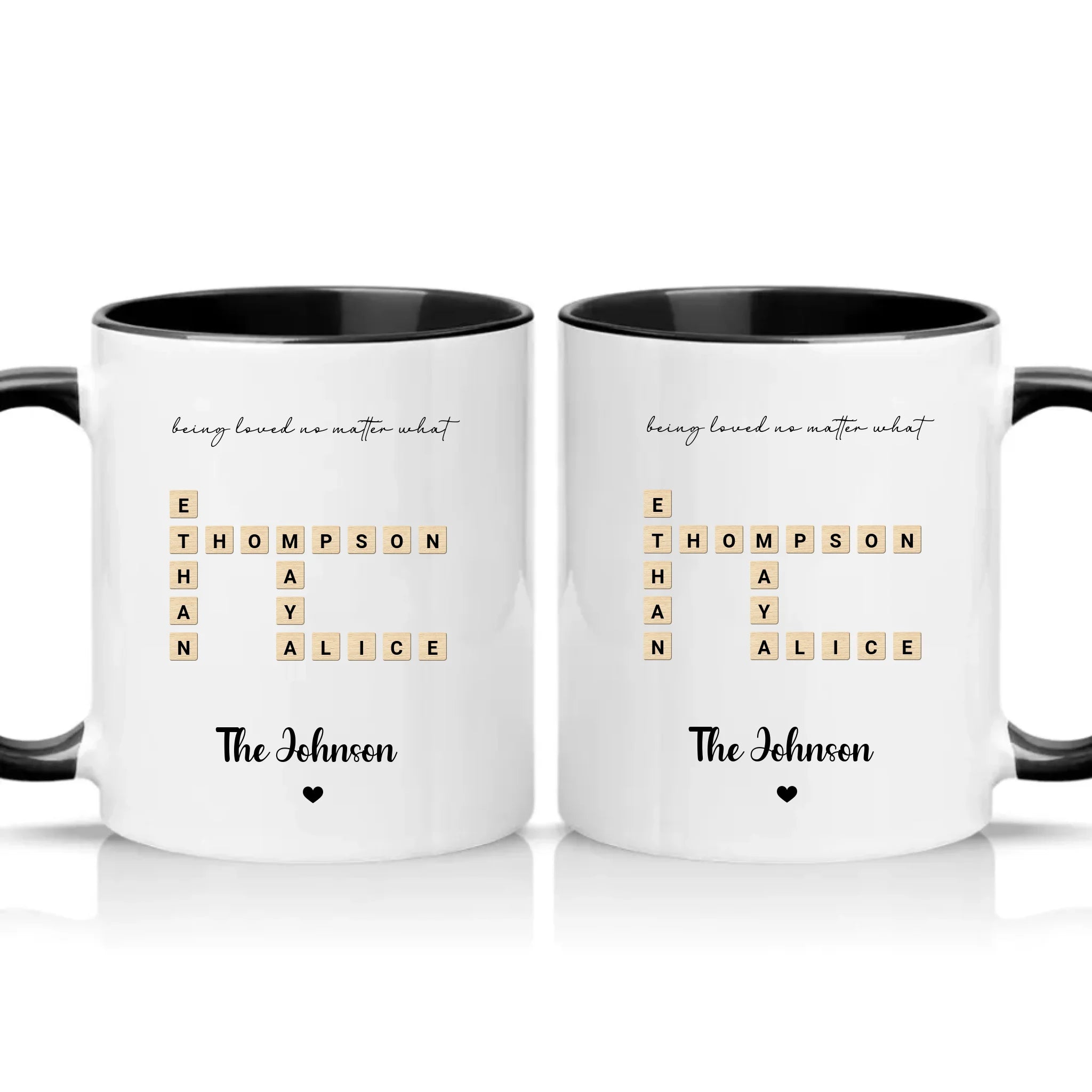 Two Tone 11oz Mug Black