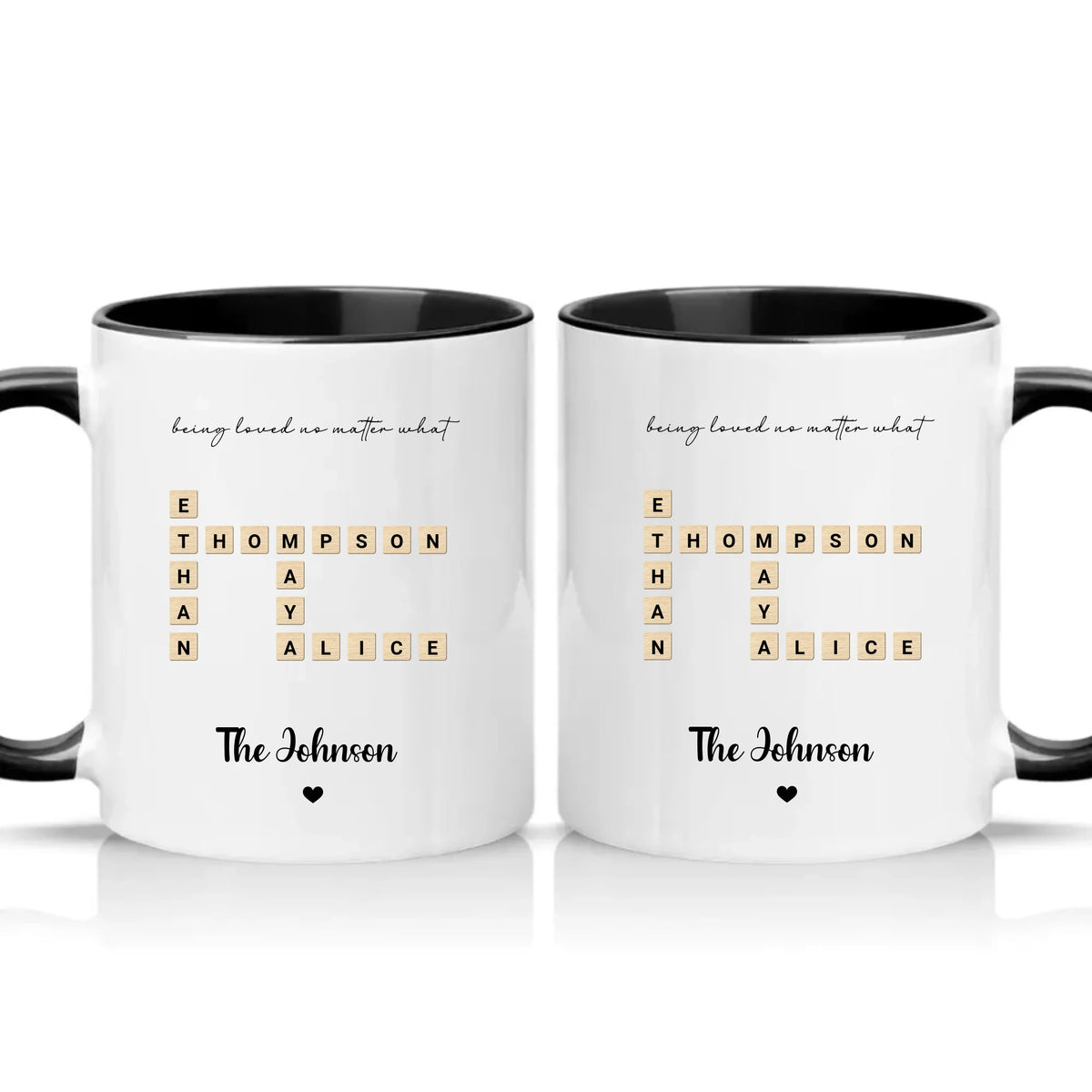 Two Tone 11oz Mug Black