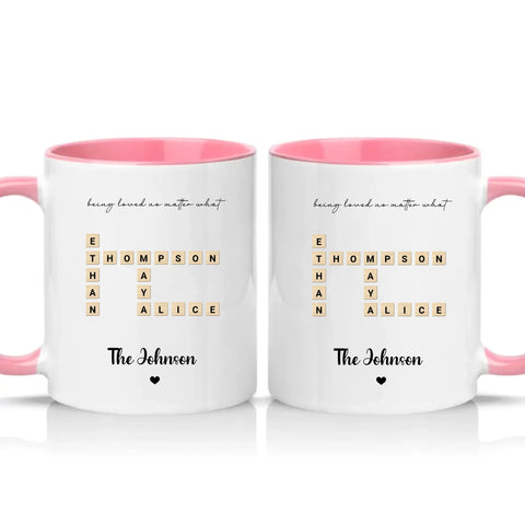 Two Tone 11oz Mug Pink