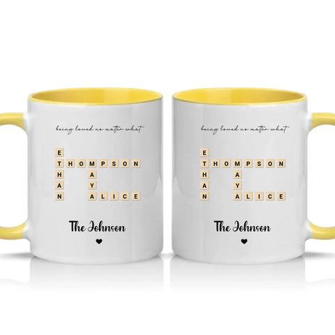 Two Tone 11oz Mug Yellow