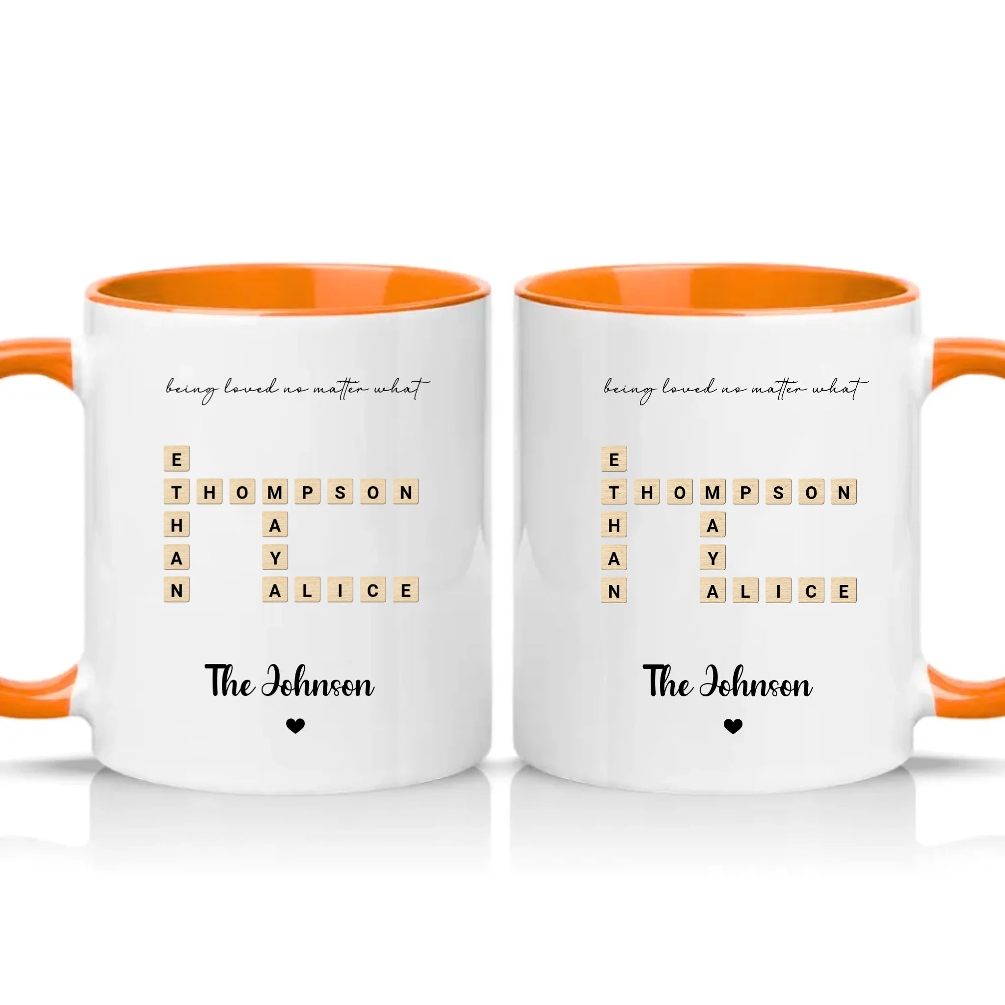 Two Tone 11oz Mug Orange