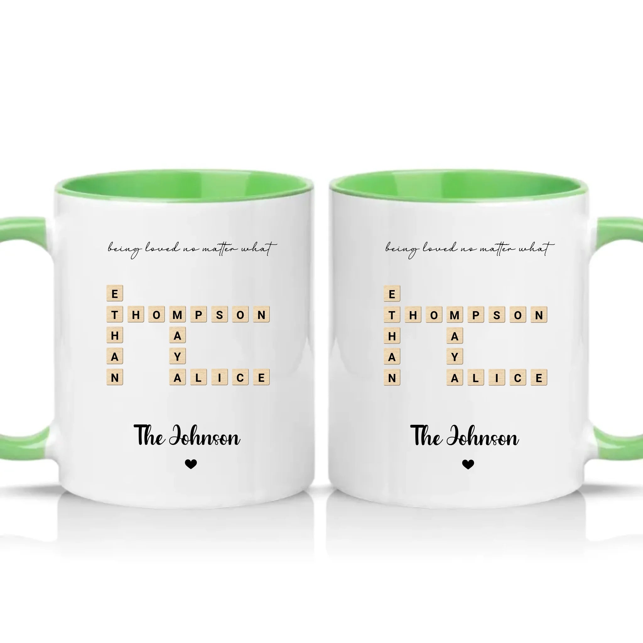 Two Tone 11oz Mug Green