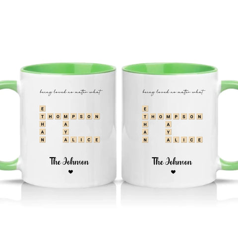 Two Tone 11oz Mug Green