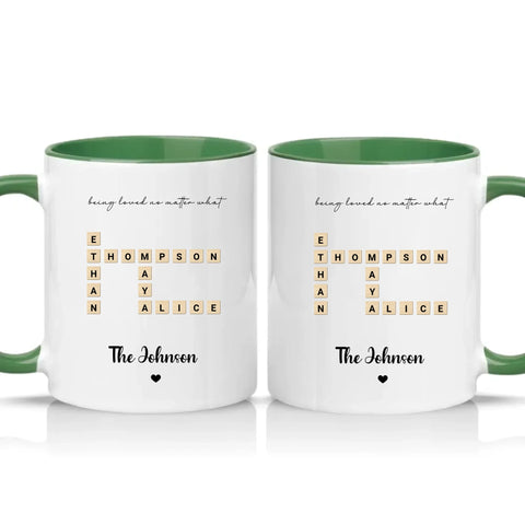 Two Tone 11oz Mug Racing Green