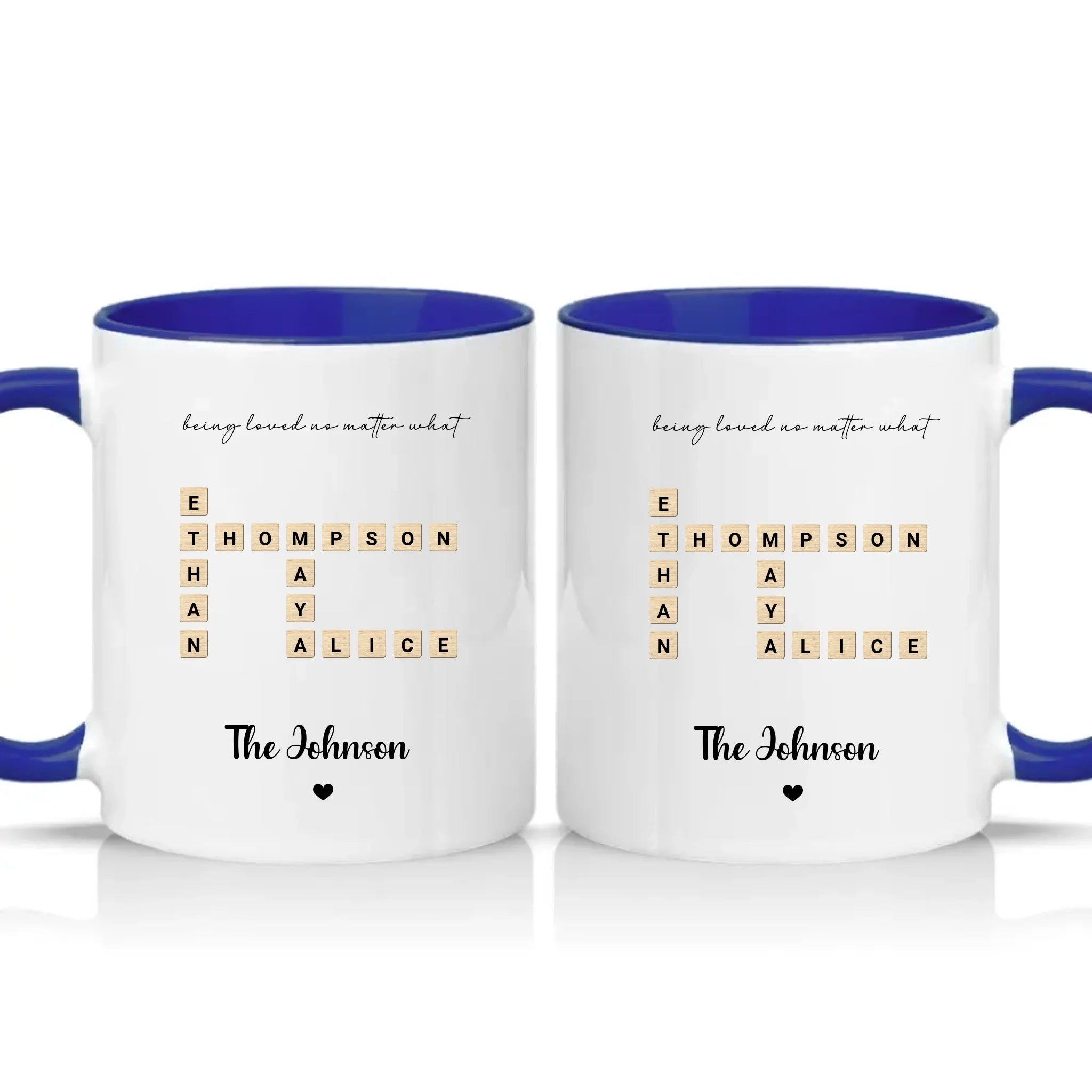 Two Tone 11oz Mug Dark Blue