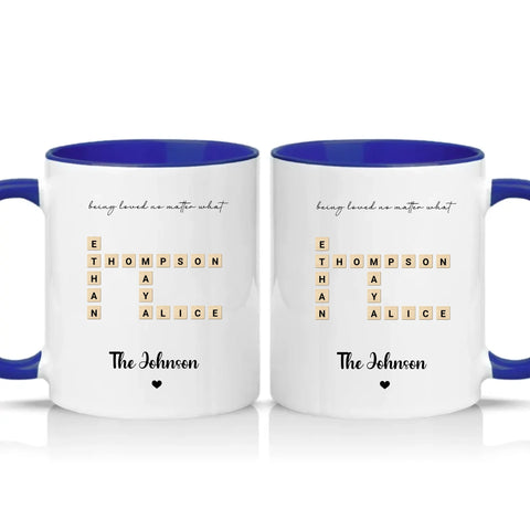 Two Tone 11oz Mug Dark Blue