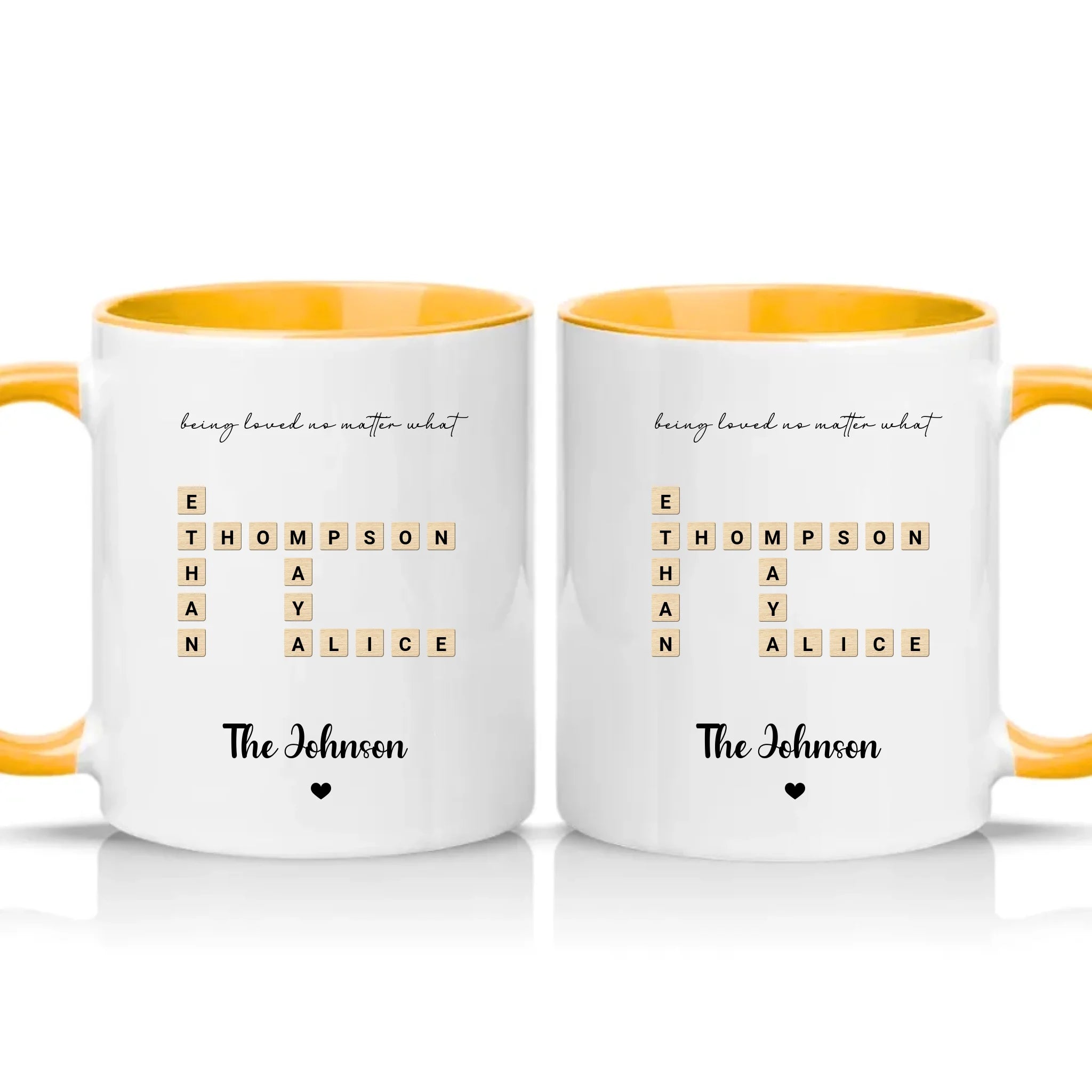 Two Tone 11oz Mug Golden Yellow