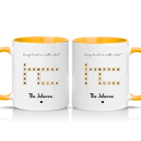 Two Tone 11oz Mug Golden Yellow