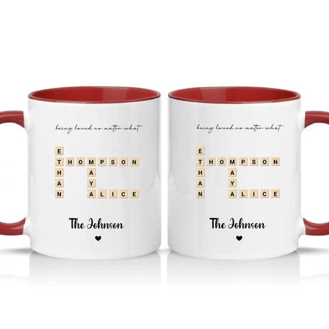 Two Tone 11oz Mug Burgundy