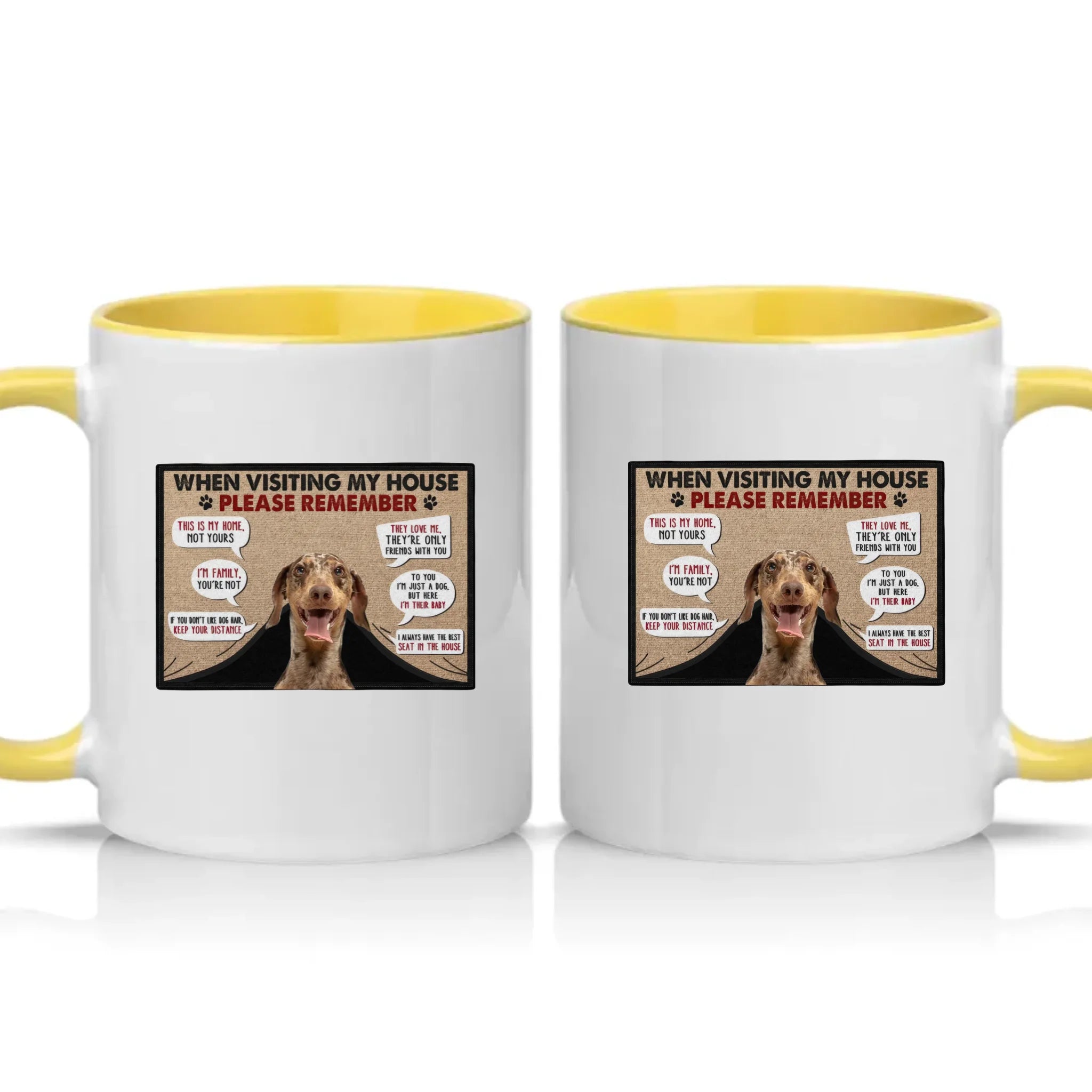 Two Tone 11oz Mug Yellow
