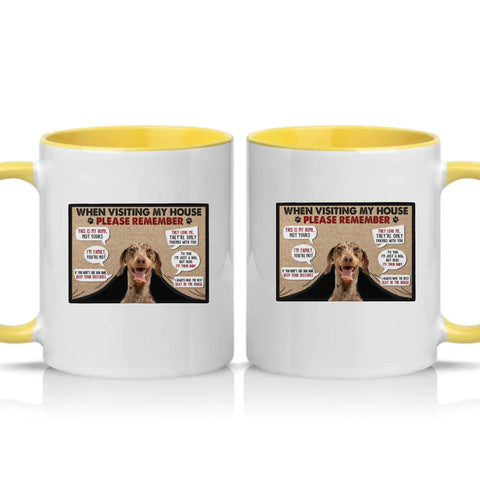 Two Tone 11oz Mug Yellow