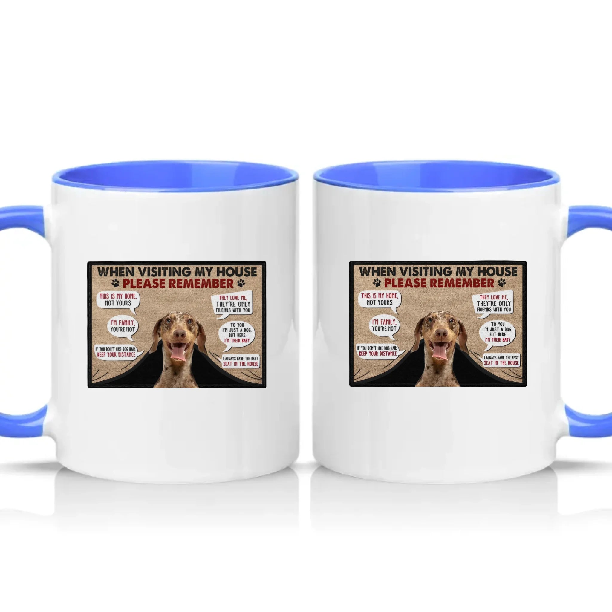 Two Tone 11oz Mug Medium Blue