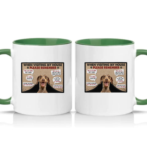 Two Tone 11oz Mug Racing Green