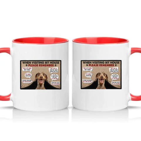 Two Tone 11oz Mug Red