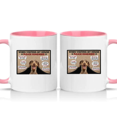 Two Tone 11oz Mug Pink