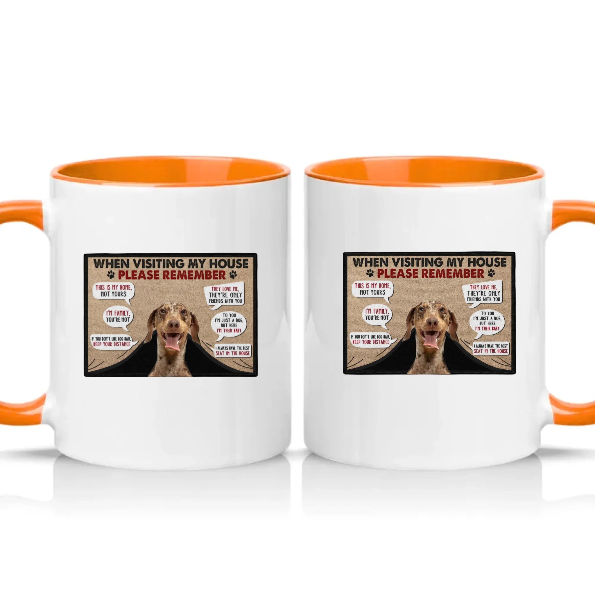 Two Tone 11oz Mug Orange