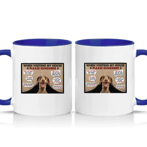 Two Tone 11oz Mug Dark Blue