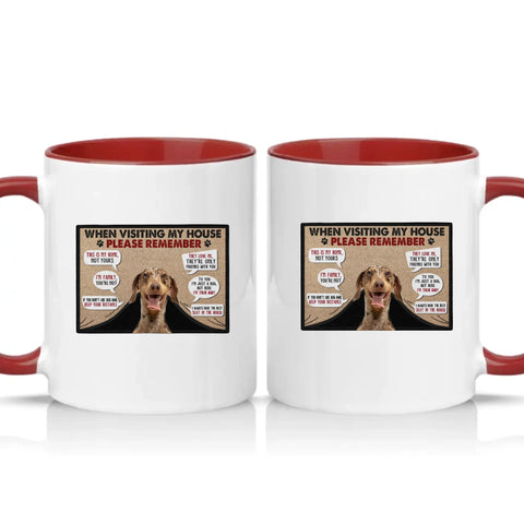 Two Tone 11oz Mug Burgundy