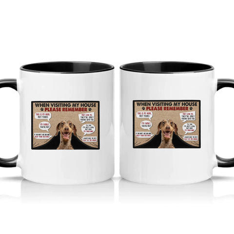 Two Tone 11oz Mug Black