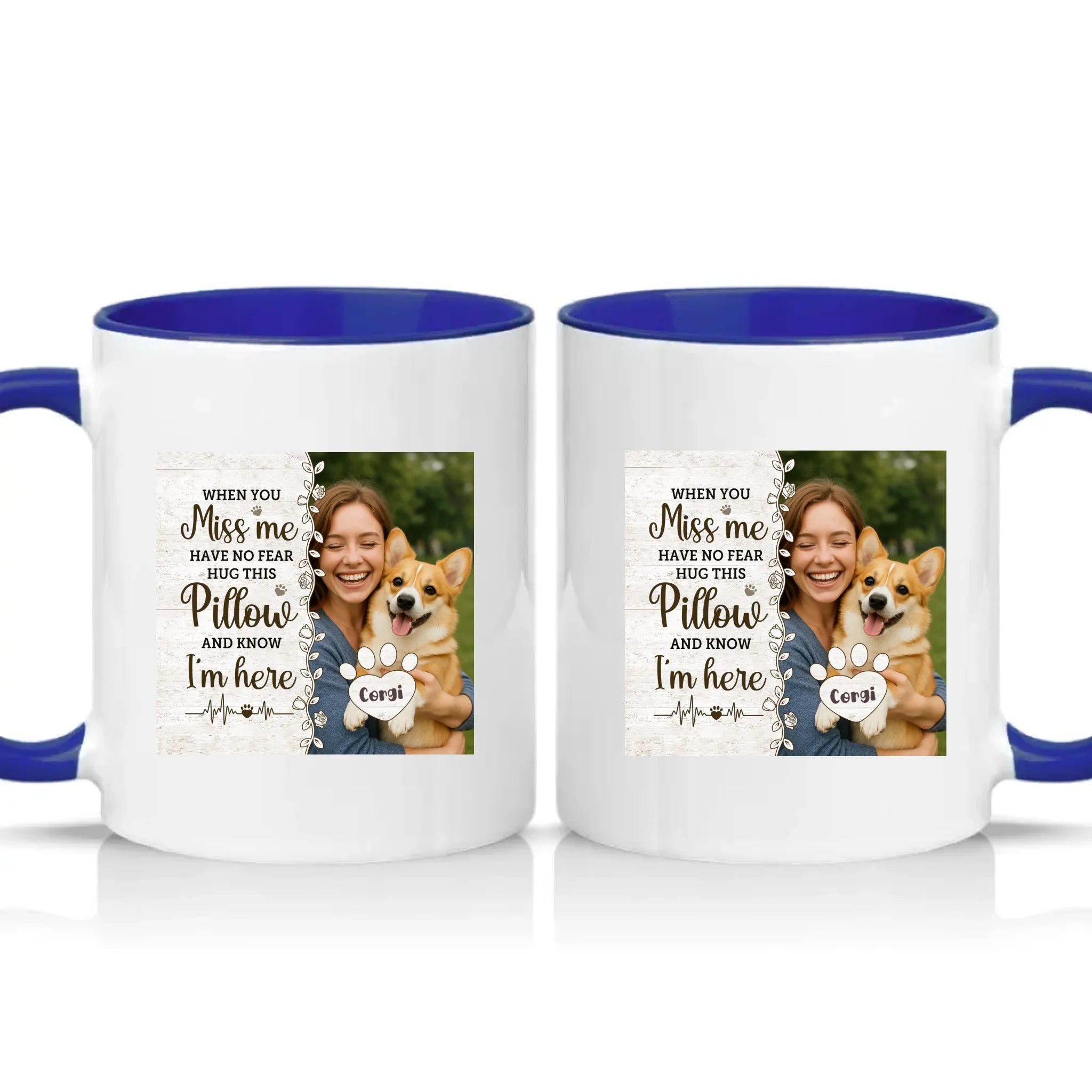 Two Tone 11oz Mug Dark Blue