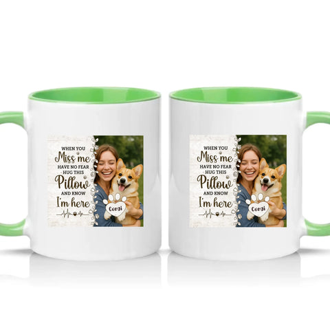 Two Tone 11oz Mug Green