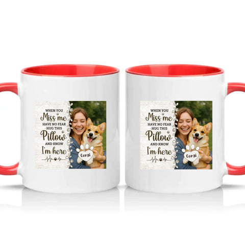 Two Tone 11oz Mug Red