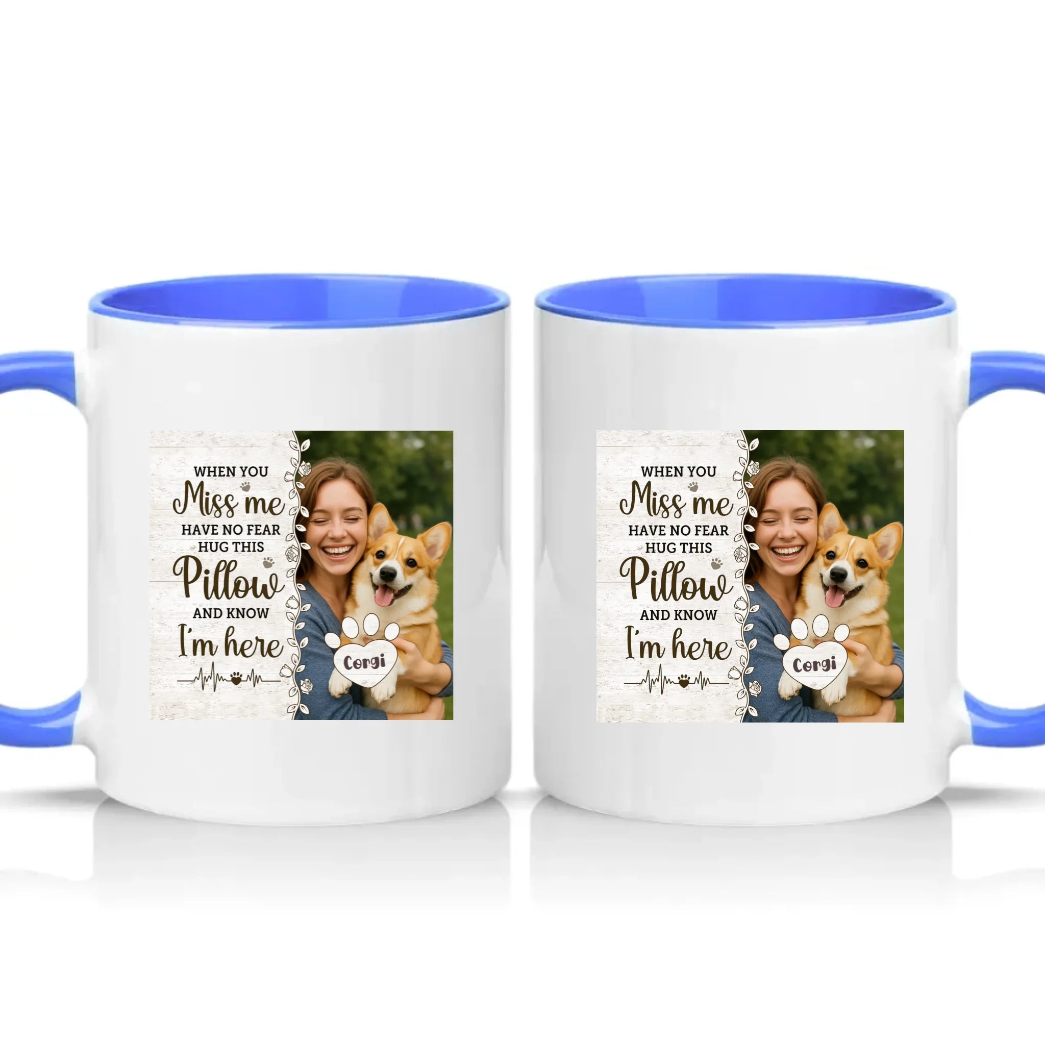Two Tone 11oz Mug Medium Blue