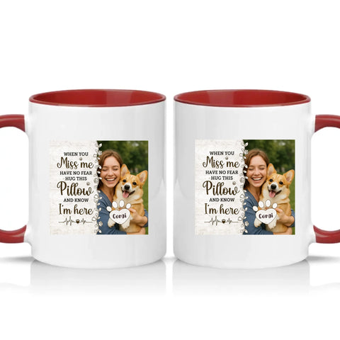 Two Tone 11oz Mug Burgundy