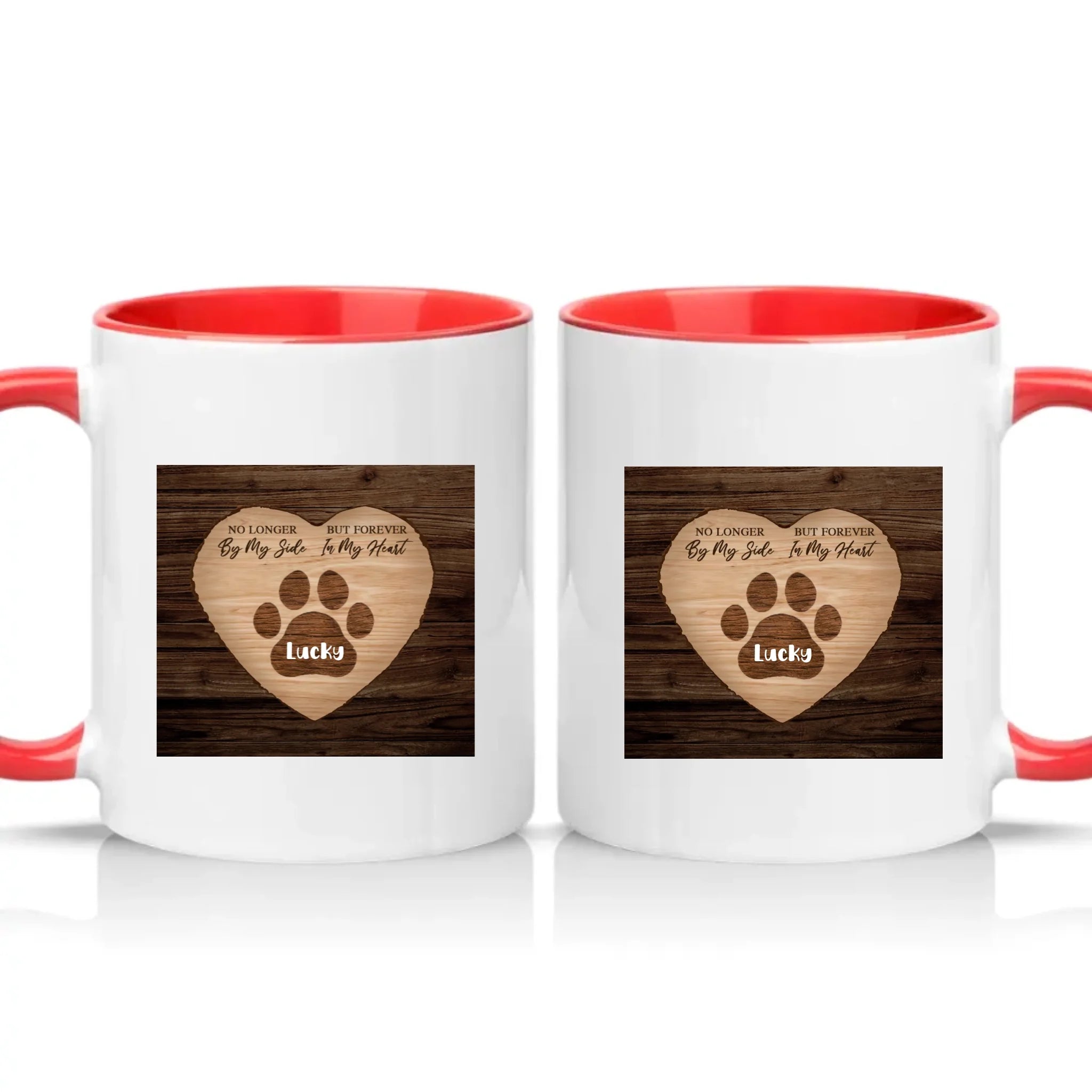 Two Tone 11oz Mug Red