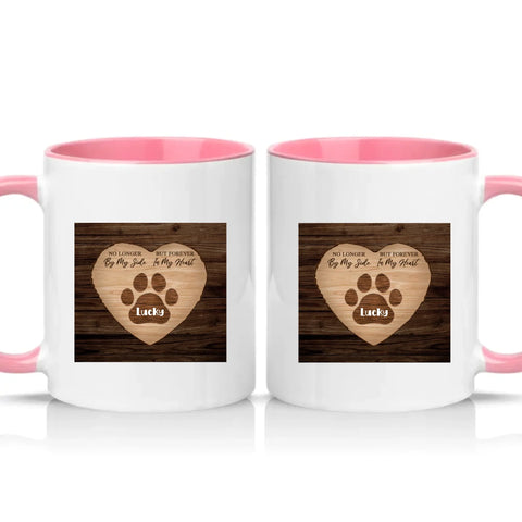 Personalised Pet Memorial Mug – Remembrance Gift – Pink